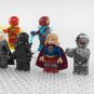 Superhero The Flash Supergirl General Zod Dark Flash Cyborg 8pcs Minifigures Toy