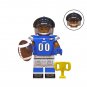 Football Player Lions Super Bowl NFL Rugby Players Minifigures Bricks Toys