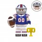 Football Player Bills NFL Super Bowl Rugby Players Minifigures Bricks Toys