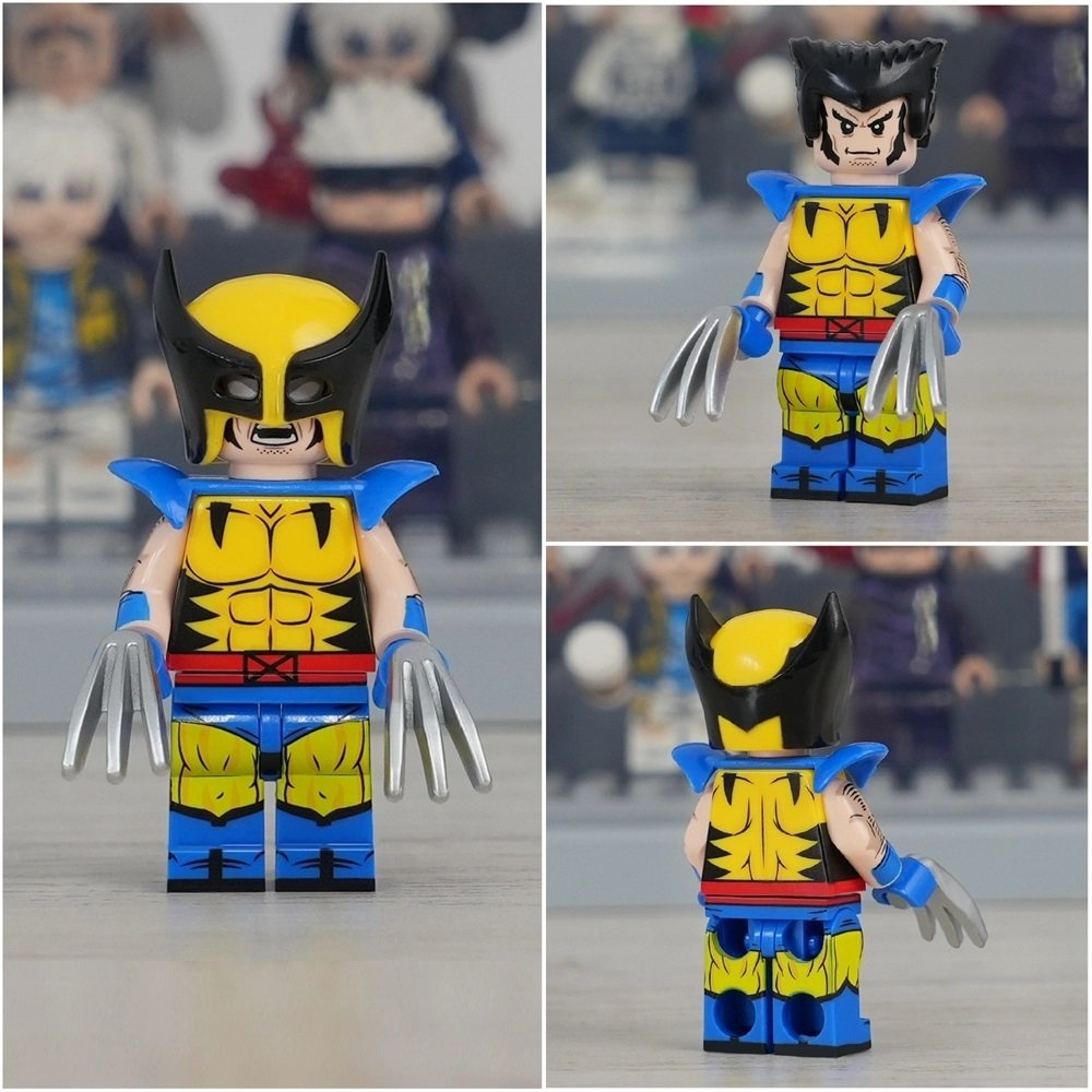 Logan Wolverine Marvel X-Men Comics Minifigures Building Toy