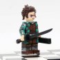 Demon Slayer Kamado Tanjiro Checkered Suit Minifigure Bricks Toys