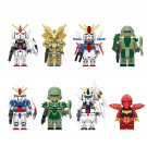 Mobile Suit Gundam Unicorn Geara Zulu Zeta Gundam 8pcs Minifigures Building Toy