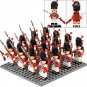 Napoleonic Wars Swiss Soldiers the Swiss Grenadier Army 16pcs Minifigures Toy