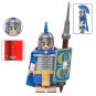 Roman Legion Cornicen Heavy Soldiers Blue Outfit 12pcs Minifigures Bricks Toy