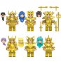 Gold Saint Zodiac Signs Warrior Dokho Sion Saga 12pcs Minifigures Building Toy
