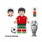 Soccer Star De Bruyne Lewandowski Barella Bellingham 10pcs Minifigure Bricks Toy