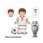 Soccer Star De Bruyne Lewandowski Barella Bellingham 10pcs Minifigure Bricks Toy