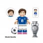 Soccer Star De Bruyne Lewandowski Barella Bellingham 10pcs Minifigure Bricks Toy