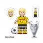 Football Star Bellingham Saka Vinicius Kroos Lautaro 10pcs Minifigure Bricks Toy