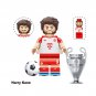 Football Star Bellingham Saka Vinicius Kroos Lautaro 10pcs Minifigure Bricks Toy