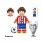 Football Star Bellingham Saka Vinicius Kroos Lautaro 10pcs Minifigure Bricks Toy