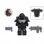 Iron Hands Space Wolves Raven Guard 5pcs Minifigures Building Toy