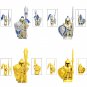 World of Warcraft Stormwind City Guards Warriors 4pcs Minifigures Bricks Toys
