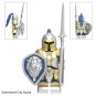 World of Warcraft Stormwind City Guards Warriors 4pcs Minifigures Bricks Toys