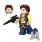 Star Wars Padme Amidala Luke Leia Han Solo Jan Dodonna 8pcs Minifigures Toy