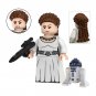 Star Wars Padme Amidala Luke Leia Han Solo Jan Dodonna 8pcs Minifigures Toy
