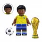 Football World Cup Real Madrid CF Pele Modric Neymar Haaland 8pcs Minifigures
