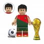 Football Soccer Super Star Ronaldo Modric Ramos Mbappe Neymar 8pcs Minifigures