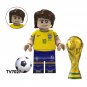 Football Soccer Super Star Ronaldo Modric Ramos Mbappe Neymar 8pcs Minifigures