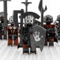 Uruk-Hai Heavy Army The Lord of the Rings Uruk-Hai Isengard 8pcs Minifigures Toy