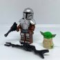 Star Wars The Mandalorian Ahsoka Tano and Baby Yoda Grogu 2pcs Minifigures Toy