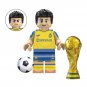 Cristiano Ronaldo Al Nassr Famous Football Player Lego Compatible Minifigure Toy