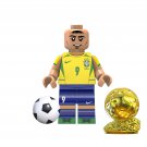 Ronaldo Nazario Brazilian Famous Football Player Lego Compatible Minifigure Toys