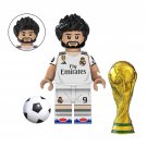 Karim Benzema Soccer Football Player Lego Compatible Minifigure Bricks Toys