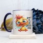 Don't Be a Peckerhead 11oz or 15oz Ceramic Coffee Mug | Adorable Cartoon Duck | Sarcastic Gift Idea