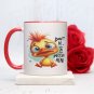 Don't Be a Peckerhead 11oz or 15oz Ceramic Coffee Mug | Adorable Cartoon Duck | Sarcastic Gift Idea