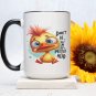 Don't Be a Peckerhead 11oz or 15oz Ceramic Coffee Mug | Adorable Cartoon Duck | Sarcastic Gift Idea