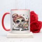 Don't Be a Sweet Bitch 11oz or 15oz Ceramic Coffee Mug | Skeleton Girl | Unique Gift for Friends
