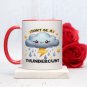 Don't Be a Thundercunt 11oz or 15oz Ceramic Coffee Mug | Cloud with Thunderbolt | Gift for Friends