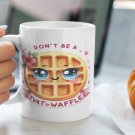 Don't Be a Twatwaffle 11oz or 15oz Ceramic Coffee Mug | Cute Waffle Mug | Kawaii Coffee Cup Don't Be a Twatwaffle 11oz or 15oz Ceramic Coffee Mug | Cute Waffle Mug | Kawaii Coffee Cup