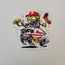Monster Van Hot Rod Vinyl Sticker