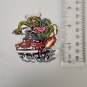 Monster In Hot Rod Truck Sticker