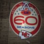 Kansas City Chiefs 60th Seasons Vinyl Sticker