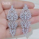 Luxury Leaf Bridal Earrings Vintage Glamour for a Shimmering Wedding Look
