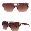 Classic Luxury Men Sunglasses Glamour Fashion Sun Glasses For Men Mirrored Square Designer Shades