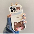 Cute Bear Cartoon Animals Shockproof Phone Case For iPhone 13 Pro Max Soft Back Cover Case Cute Bear Cartoon Animals Shockproof Phone Case For iPhone 13 Pro Max Soft Back Cover Case