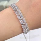 Cubic Zirconia Water Drop Bracelet Bangle for Women Jewelry