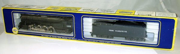 AHM/Rivarossi HO Scale Pere Marquette RR Berkshire Steam Locomotive ...