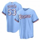 Adolis García #53 Light Blue Player Jersey Baseball