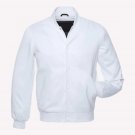 Baseball Letterman College Varsity Style White Satin Bomber Handmade Jacket Baseball Letterman College Varsity Style White Satin Bomber Handmade Jacket