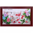 Rich and rich ceramic plate painting dining room restaurant