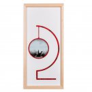 Simple style hand painted porcelain plate painting background wal