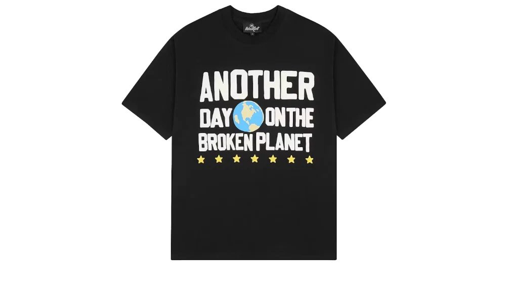 2026 & 2027 Broken Planet T-Shirt Another Day Midnight Black