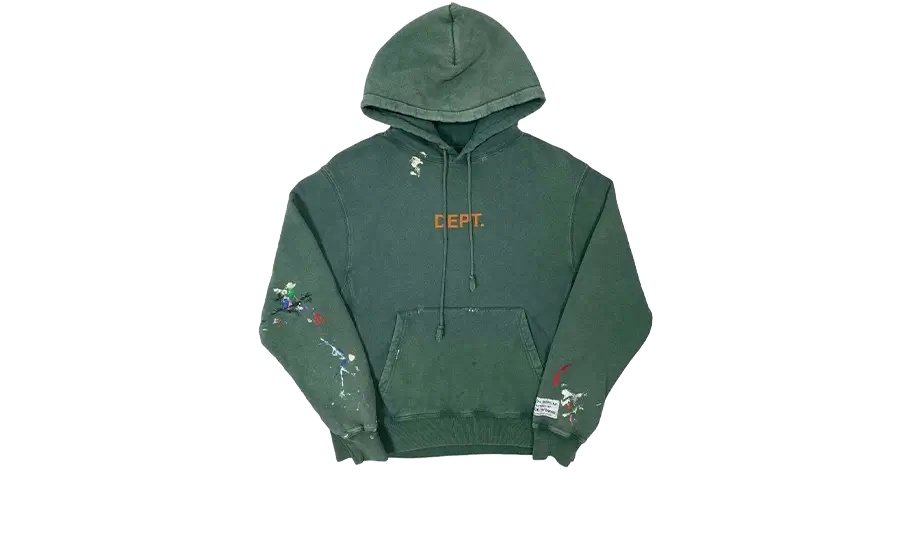 2026 & 2027 Gallery Dept Hoodie Painted Forest Green