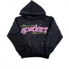 2026 & 2027 Sp5der Black Punk V2 Hoodie