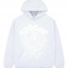 2026 & 2027 Sp5der OG Web Hoodie Heather Grey